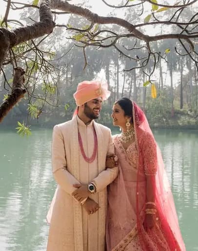 Happy Indian Bridal Couple